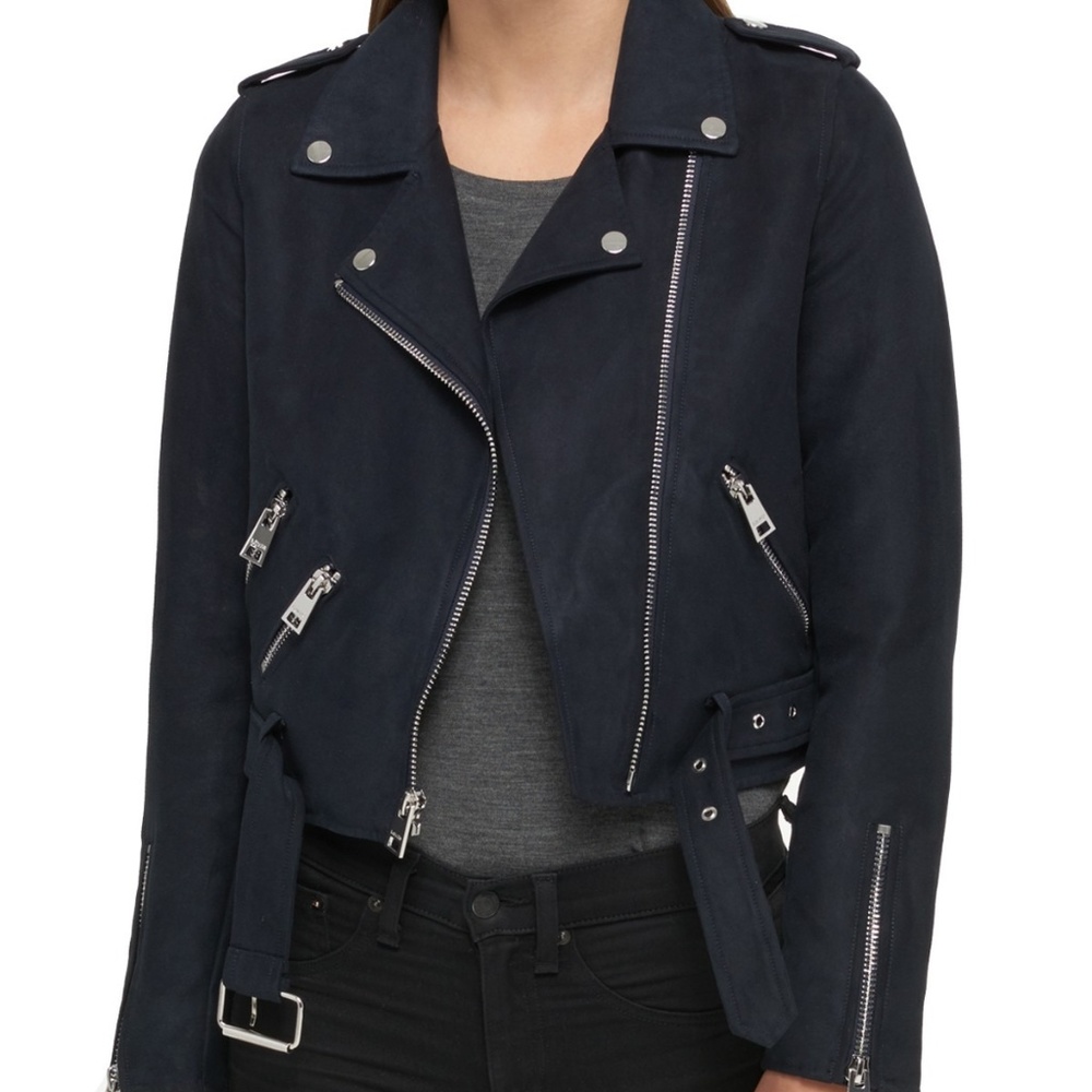 LEVIS faux suede moto jacket